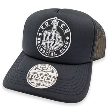 Anti Social Alienation Trucker Hat - Toxico Clothing