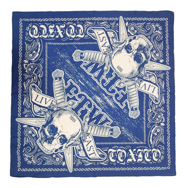 FTW Bandana (Blue) - Toxico Clothing
