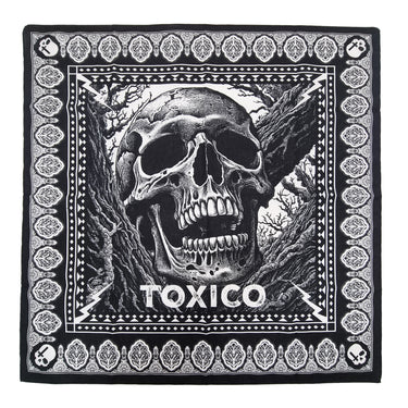 Rotting Skull Bandana - Toxico Clothing