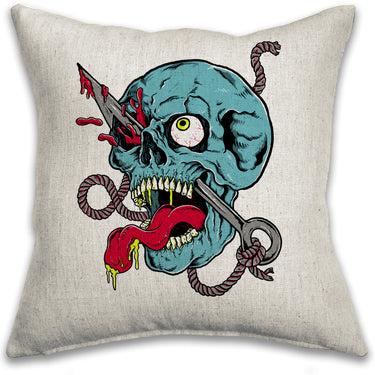 Blood Skull Cushion Cover - Toxico Clothing