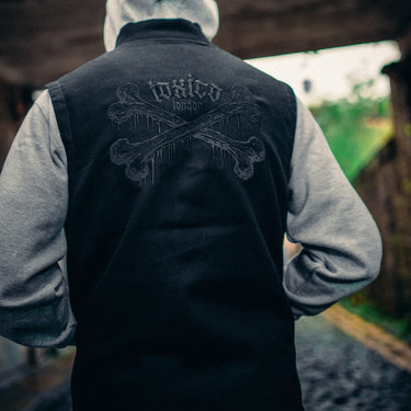 Bones Canvas Work Vest - Toxico Clothing