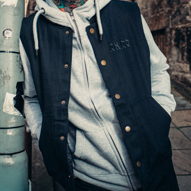 Bones Canvas Work Vest - Toxico Clothing