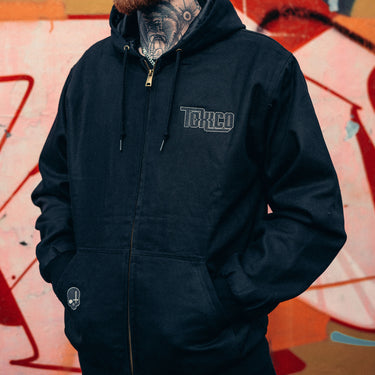 Canvas Hooded Work Jacket - Toxico Clothing