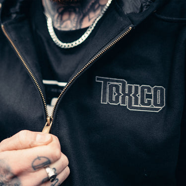 Canvas Hooded Work Jacket - Toxico Clothing