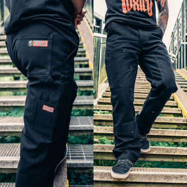 Heavy Canvas Carpenter Pants - Toxico Clothing