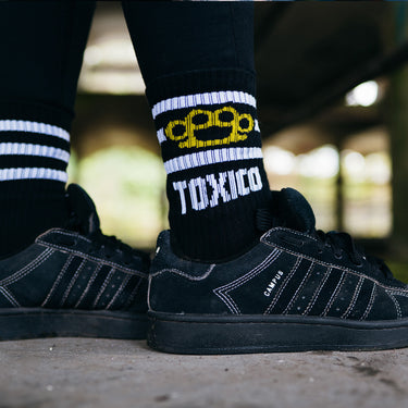 Duster Socks - Black - Toxico Clothing