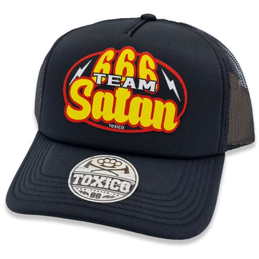 666 Team Satan Trucker Hat - Toxico Clothing