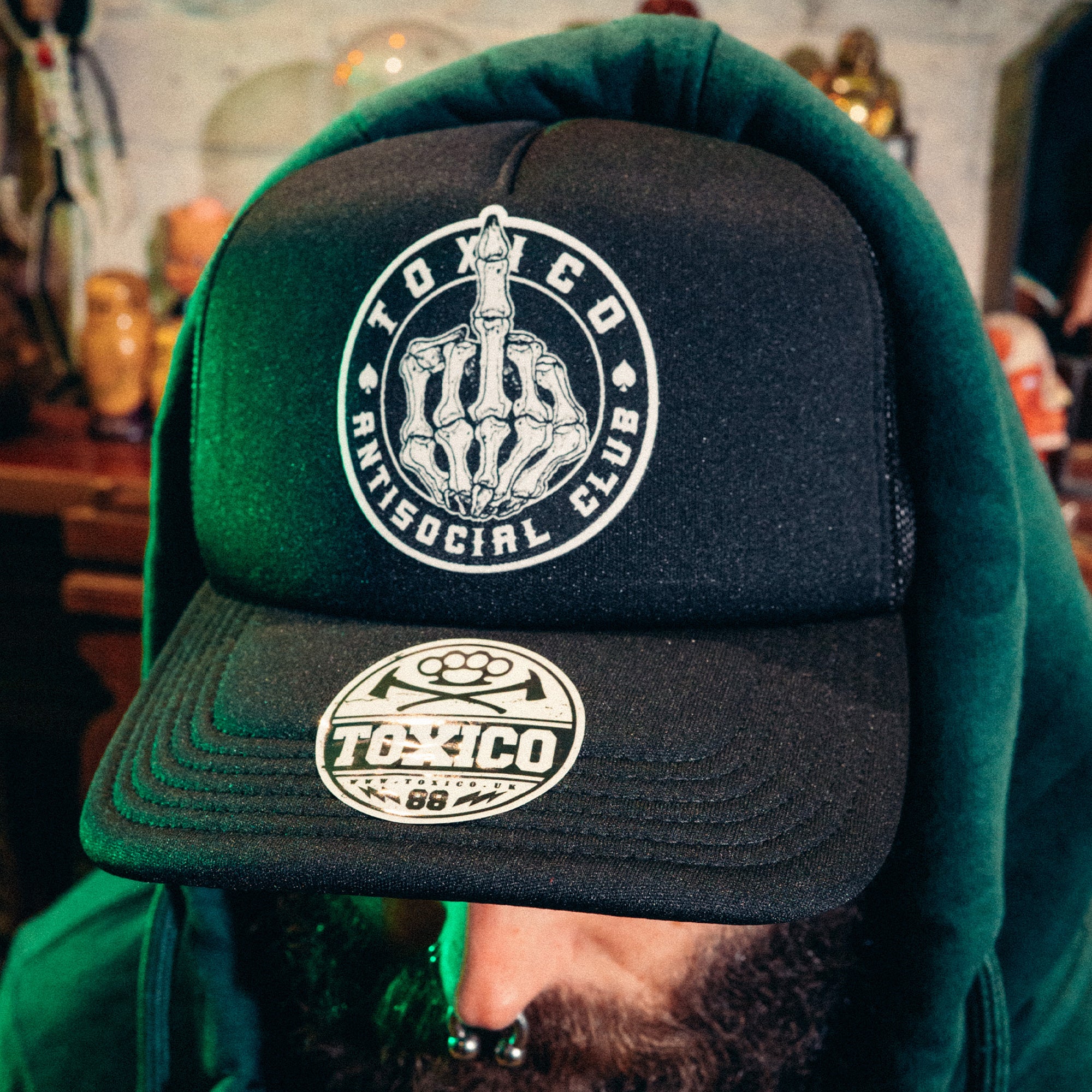 Anti Social Alienation Trucker Hat – TOXICO Clothing