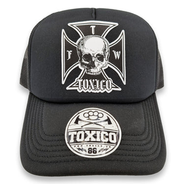 Iron Cross Trucker Hat - Toxico Clothing