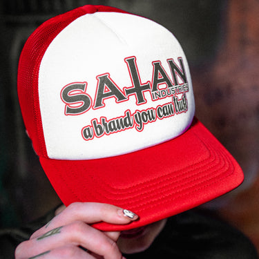 Satan Brand Trucker Hat - Toxico Clothing