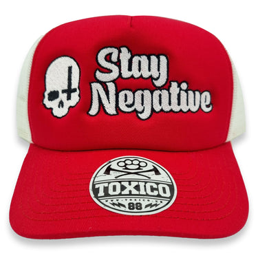 Stay Negative Trucker Hat - Toxico Clothing