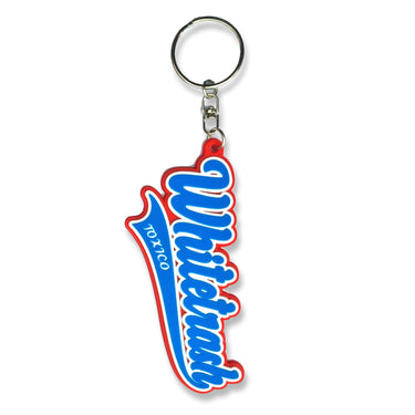 Whitetrash Script Keychain - Toxico Clothing