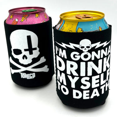 Drink To Death Koozie - Toxico Clothing