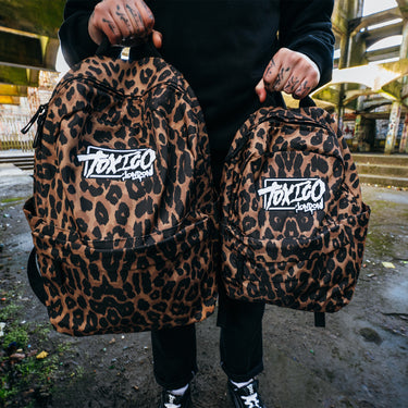 Leopard Print Backpack - Toxico Clothing