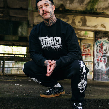 Rotten Logo Crewneck - Toxico Clothing