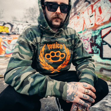 Duster Wreath Camo Pullover Hood - Toxico Clothing