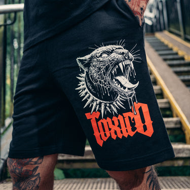 Panther Sweat Shorts - Toxico Clothing