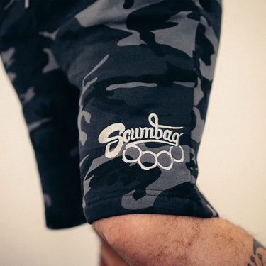 Scumbag Camo Sweat Shorts - Toxico Clothing