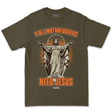 Jesus Manson Tee - Toxico Clothing