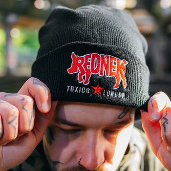 Rednek Pig Beanie - Toxico Clothing