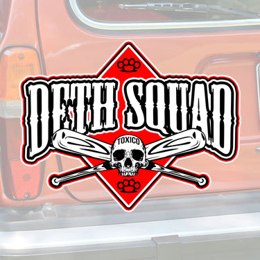 Deth Squad Bats Sticker - Toxico Clothing