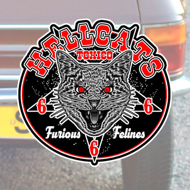 Hellcats Sticker - Toxico Clothing