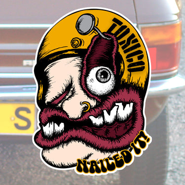 Nailed It Sticker - Toxico Clothing