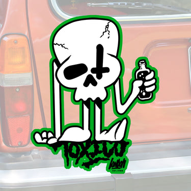 Skully Sticker - Toxico Clothing