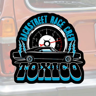 Backstreet Race Sticker - Toxico Clothing