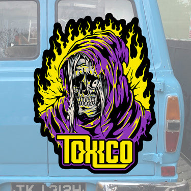 Witch Burner Sticker - Toxico Clothing
