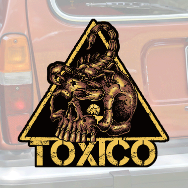 Scorpion Sticker - Toxico Clothing