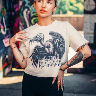 Scavenger Heavy Crop Tee - Toxico Clothing