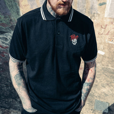 Skully Polo Shirt - Toxico Clothing