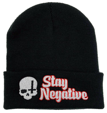 Stay Negative Beanie - Toxico Clothing