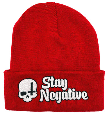 Stay Negative Beanie - Toxico Clothing