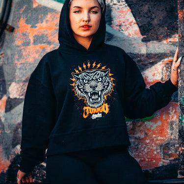 Tiger Cropped Hood - Toxico Clothing