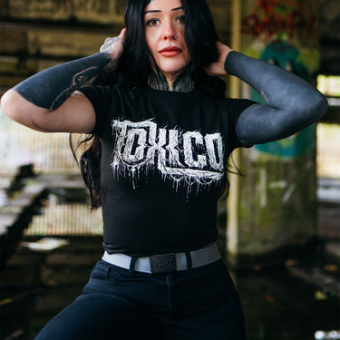 Rotten Logo Cropped Tee - Toxico Clothing