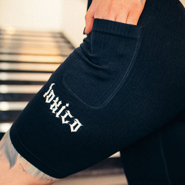 Struck Ribbed Shorts - Toxico Clothing