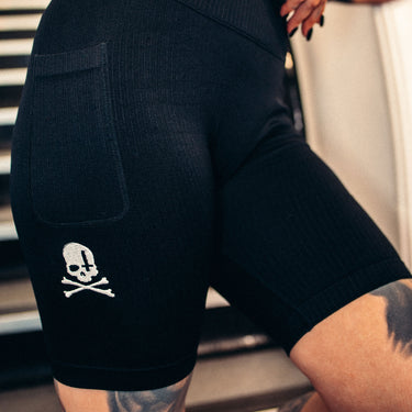 Struck Ribbed Shorts - Toxico Clothing