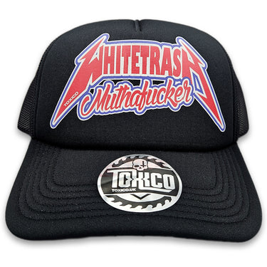 Whitetrash Metal Trucker Hat - Toxico Clothing