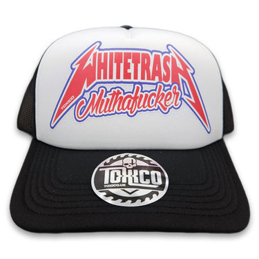 Whitetrash Metal Trucker Hat - Toxico Clothing