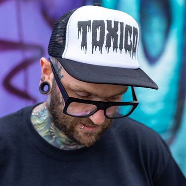 Anti Social Trucker Hat - Toxico Clothing