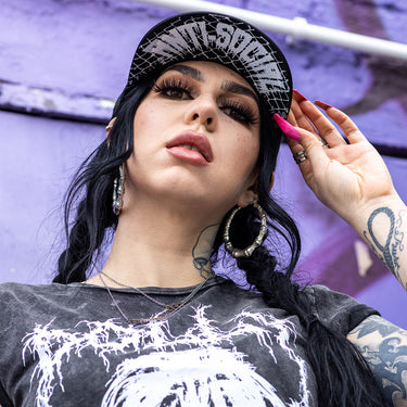 Anti Social Trucker Hat - Toxico Clothing