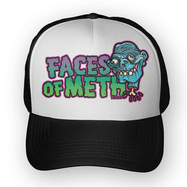Faces Of Meth 1 Trucker Hat - Toxico Clothing