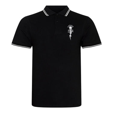 Bolt Skull Polo Shirt - Toxico Clothing