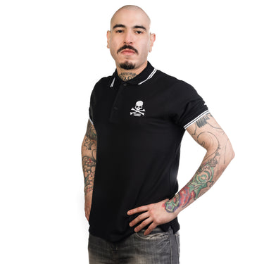 Skull & Bones Polo Shirt - Toxico Clothing
