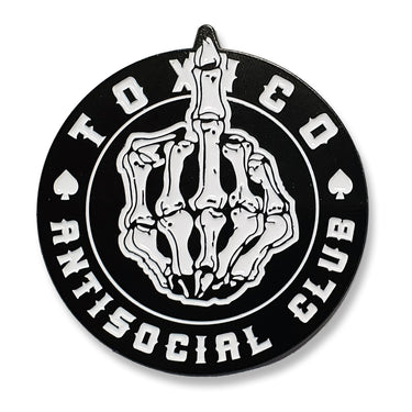 Anti Social Club Enamel Pin - Toxico Clothing