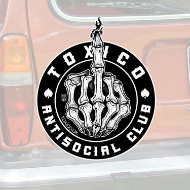 Anti Social Alienation Sticker - Toxico Clothing