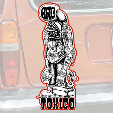 Garage Time Sticker - Toxico Clothing