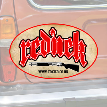 Rednek Shotgun Sticker - Toxico Clothing